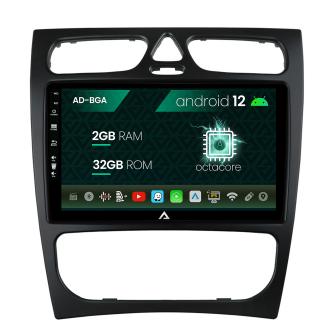 Navigatie Mercedes Benz C-Class W203 (2000-2005), Android 13, A-Octacore   2GB RAM + 32GB ROM, 9 INCH - AD-BGA9002+AD-BGRKIT416