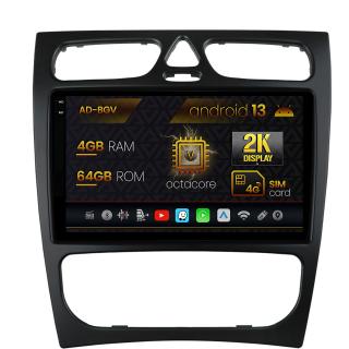 Navigatie Mercedes Benz C-Class W203 (2000-2005), Android 13, V-Octacore   4GB RAM + 64GB ROM, 9.5 Inch - AD-BGV9004+AD-BGRKIT416