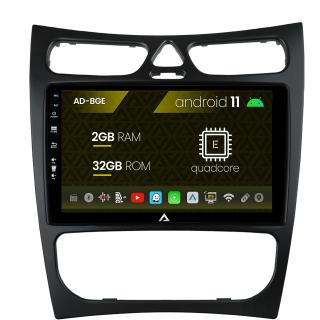 Navigatie Mercedes Benz CLK W209 (2000-2005) (2000-2005), Android 11, E-Quadcore   2GB RAM + 32GB ROM, 9 INCH - AD-BGE9002+AD-BGRKIT416V2