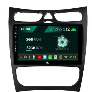 Navigatie Mercedes Benz CLK W209 (2000-2005) (2000-2005), Android 13, A-Octacore   2GB RAM + 32GB ROM, 9 INCH - AD-BGA9002+AD-BGRKIT416V2