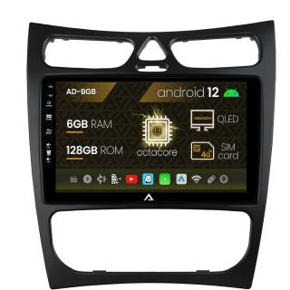 Navigatie Mercedes Benz CLK W209 (2000-2005) (2000-2005), Android 13, B-Octacore   6GB RAM + 128GB ROM, 9 Inch - AD-BGB9006+AD-BGRKIT416V2