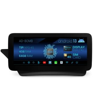 Navigatie Mercedes Benz E-Class C207 (2013-2014), NTG 4.5, Android 13, MB-Octacore, 4GB RAM + 64GB ROM, 12.3 Inch - AD-BGMB1200445+AD-BGRKITMB010