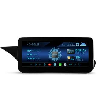 Navigatie Mercedes Benz E-Class W212 (2013-2014), NTG 4.5, Android 13, MB-Octacore, 8GB RAM + 256GB ROM, 12.3 Inch - AD-BGMB1200845+AD-BGRKITMB009