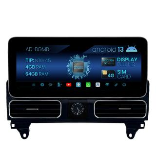 Navigatie Mercedes Benz ML GL W166 X166 (2012-2015), NTG 4.5, Android 13, MB-Octacore, 4GB RAM + 64GB ROM, 12.3 Inch - AD-BGMB1200445+AD-BGRKITMB016