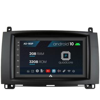 Navigatie Mercedes Benz Sprinter, Viano, Vito, A B Class, Crafter, Android 10, P-Quadcore   2GB RAM + 32GB ROM, 7 Inch - AD-BGP1002+AD-BGRBE0032DIN