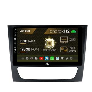 Navigatie Mercedes Benz W211 CLS, Android 12, B-Octacore   6GB RAM + 128GB ROM, 9 Inch - AD-BGB9006+AD-BGRKIT415