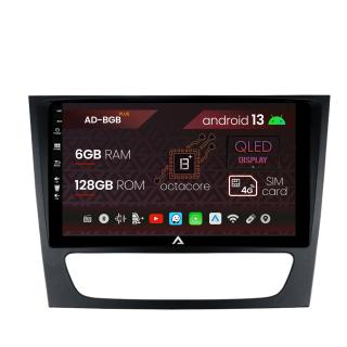 Navigatie Mercedes Benz W211 CLS, Android 13, B-Octacore   6GB RAM + 128GB ROM, 9 Inch - AD-BGB9006+AD-BGRKIT415