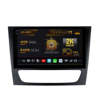 Navigatie Mercedes Benz W211 CLS, Android 13, V-Octacore   4GB RAM + 64GB ROM, 9.5 Inch - AD-BGV9004+AD-BGRKIT415