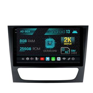 Navigatie Mercedes Benz W211 CLS, Android 13, X-Octacore   8GB RAM + 256GB ROM, 9.5 Inch - AD-BGX9008+AD-BGRKIT415