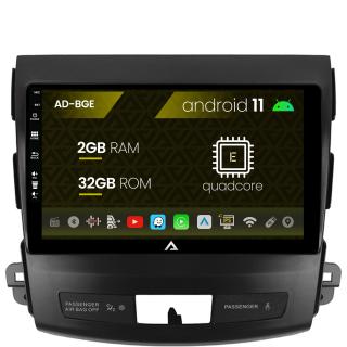 Navigatie Mitstubishi Outlander   Peugeot 4007   Citroen C-Crosser, Android 11, E-Quadcore   2GB RAM + 32GB ROM, 9 Inch - AD-BGE9002+AD-BGRKIT276