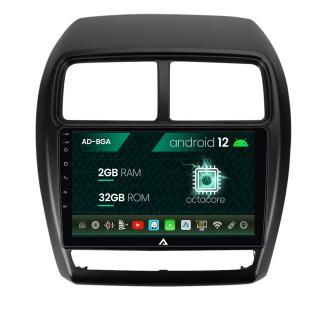 Navigatie Mitsubishi ASX (2016-2019), Android 13, A-Octacore   2GB RAM + 32GB ROM, 10.1 Inch - AD-BGA10002+AD-BGRKIT267V2