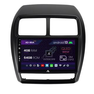 Navigatie Mitsubishi ASX (2016-2019), Android 13, A-Octacore   4GB RAM + 64GB ROM, 9 Inch - AD-BGA9004+AD-BGRKIT267V2