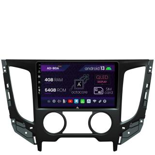 Navigatie Mitsubishi L200 (2014-2020), Android 13, A-Octacore   4GB RAM + 64GB ROM, 9 Inch - AD-BGA9004+AD-BGRKIT273