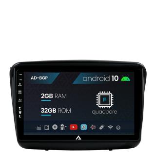 Navigatie Mitsubishi L200   Pajero Sport, Android 10, P-Quadcore   2GB RAM + 32 GB ROM, 9 Inch - AD-BGP9002+AD-BGRKIT278