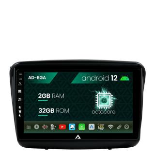 Navigatie Mitsubishi L200   Pajero Sport, Android 13, A-Octacore   2GB RAM + 32GB ROM, 9 Inch - AD-BGA9002+AD-BGRKIT278