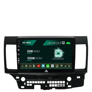 Navigatie Mitsubishi Lancer (2007-2016), Android 13, A-Octacore   2GB RAM + 32GB ROM, 10.1 Inch - AD-BGA10002+AD-BGRKIT269