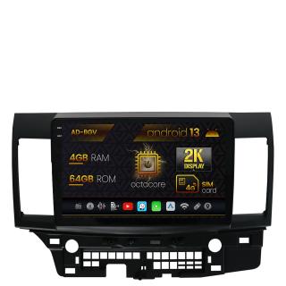 Navigatie Mitsubishi Lancer (2007-2016), Android 13, V-Octacore   4GB RAM + 64GB ROM, 10.36 Inch - AD-BGV10004+AD-BGRKIT269