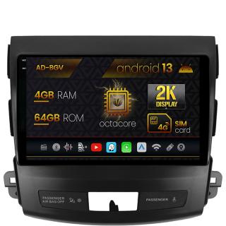 Navigatie Mitsubishi Outlander   Peugeot 4007   Citron C-Crosser, Android 13, V-Octacore   4GB RAM + 64GB ROM, 9.5 Inch - AD-BGV9004+AD-BGRKIT276