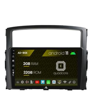 Navigatie Mitsubishi Pajero (2006-2014), Android 11, E-Quadcore   2GB RAM + 32GB ROM, 9 Inch - AD-BGE9002+AD-BGRKIT271