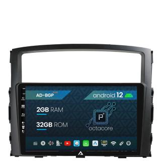 Navigatie Mitsubishi Pajero (2006-2014), Android 12, P-Octacore   2GB RAM + 32GB ROM, 9 Inch - AD-BGP9002+AD-BGRKIT271