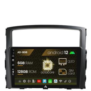 Navigatie Mitsubishi Pajero (2006-2014), Android 13, B-Octacore   6GB RAM + 128GB ROM, 9 Inch - AD-BGB9006+AD-BGRKIT271