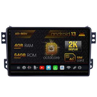 Navigatie Opel Agila   Suzuki Splash (2007-2014), Android 13, V-Octacore   4GB RAM + 64GB ROM, 9.5 Inch - AD-BGV9004+AD-BGRKIT388V2