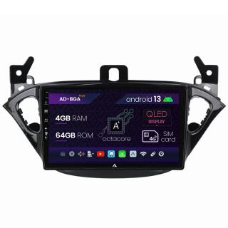 Navigatie Opel Corsa E   Adam (2013-2019),  Android 13, A-Octacore   4GB RAM + 64GB ROM, 9 Inch - AD-BGA9004+AD-BGRKIT387