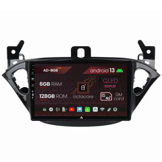 Navigatie Opel Corsa E   Adam (2013-2019), Android 13, B-Octacore   6GB RAM + 128GB ROM, 9 Inch - AD-BGB9006+AD-BGRKIT387
