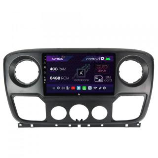 Navigatie Opel Movano   Renault Master   Nissan NV400 (2011-2021), Android 13, A-Octacore   4GB RAM + 64GB ROM, 10.1 Inch - AD-BGA10004+AD-BGRKIT380V2