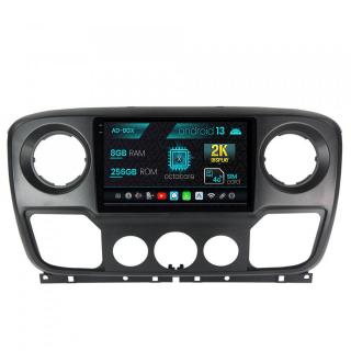 Navigatie Opel Movano   Renault Master   Nissan NV400 (2011-2021), Android 13, X-Octacore   8GB RAM + 256GB ROM, 10.36 Inch - AD-BGX10008+AD-BGRKIT380V2