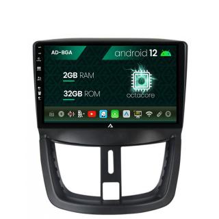 Navigatie Peugeot 207, Android 13, A-Octacore   2GB RAM + 32GB ROM, 9 Inch - AD-BGA9002+AD-BGRKIT263