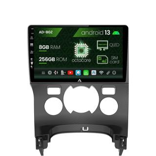 Navigatie Peugeot 3008 5008, Android 13, Z-Octacore   8GB RAM + 256GB ROM, 9 Inch - AD-BGZ9008+AD-BGRKIT259