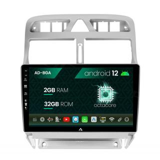 Navigatie Peugeot 307, Android 13, A-Octacore   2GB RAM + 32GB ROM, 9 Inch - AD-BGA9002+AD-BGRKIT266