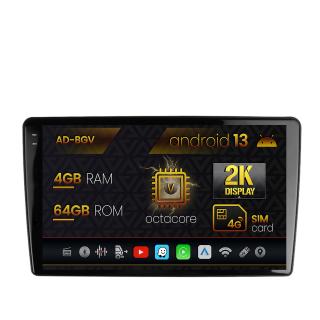 Navigatie Peugeot 307, Android 13, V-Octacore   4GB RAM + 64GB ROM, 9.5 Inch - AD-BGV9004+AD-BGRKIT266S