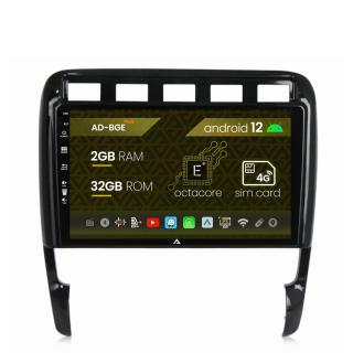 Navigatie Porsche Cayenne (2002-2010), Android 12, E-Octacore   2GB RAM + 32GB ROM, 9 Inch - AD-BGE9002+AD-BGRKIT057