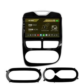 Navigatie Renault Clio IV (2012-2016), Android 12, E-Octacore   2GB RAM + 32GB ROM, 9 Inch - AD-BGE9002+AD-BGRKIT369