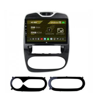Navigatie Renault Clio IV (2016-2019), Android 12, E-Octacore   2GB RAM + 32GB ROM, 9 Inch - AD-BGE9002+AD-BGRKIT369V2