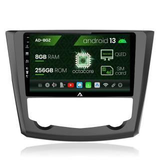 Navigatie Renault Kadjar, Android 13, Z-Octacore   8GB RAM + 256GB ROM, 9 Inch - AD-BGZ9008+AD-BGRKIT364