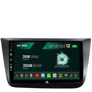 Navigatie Seat Altea Toledo (2005-2012), Android 12, A-Octacore   2GB RAM + 32GB ROM, 9 Inch - AD-BGA9002+AD-BGRKIT055