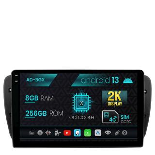 Navigatie Seat Ibiza (2009-2013), Android 13, X-Octacore   8GB RAM + 256GB ROM, 9.5 Inch - AD-BGX9008+AD-BGRKIT049