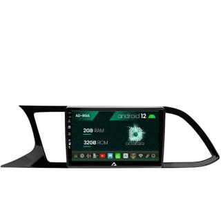 Navigatie Seat Leon 3 (2014-2020), Android 13, A-Octacore   2GB RAM + 32GB ROM, 9 Inch - AD-BGA9002+AD-BGRKIT047