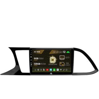 Navigatie Seat Leon 3 (2014-2020), Android 13, B-Octacore   6GB RAM + 128GB ROM, 9 Inch - AD-BGB9006+AD-BGRKIT047