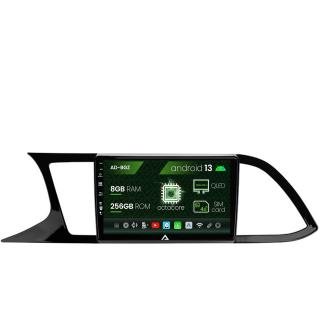 Navigatie Seat Leon 3 (2014-2020), Android 13, Z-Octacore   8GB RAM + 256GB ROM, 9 Inch - AD-BGZ9008+AD-BGRKIT047