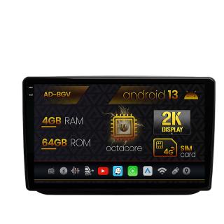 Navigatie Skoda Fabia (2007-2014), Android 13, V-Octacore   4GB RAM + 64GB ROM, 10.36 Inch - AD-BGV10004+AD-BGRKIT046