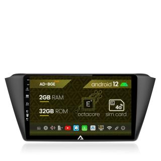 Navigatie Skoda Fabia (2015+), Android 12, E-Octacore   2GB RAM + 32GB ROM, 9 Inch - AD-BGE9002+AD-BGRKIT039