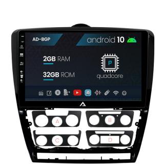 Navigatie Skoda Octavia 2, Android 10, P-Quadcore   2GB RAM + 32GB ROM, 10.1 Inch - AD-BGP10002+AD-BGRKIT048v2