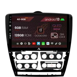 Navigatie Skoda Octavia 2, Android 13, B-Octacore   6GB RAM + 128GB ROM, 10.1 Inch - AD-BGB10006+AD-BGRKIT048v2