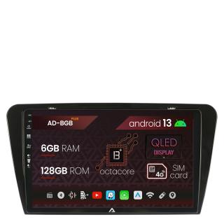 Navigatie Skoda Octavia 3 (2013-2018), Android 13, B-Octacore   6GB RAM + 128GB ROM, 10.1 Inch - AD-BGB10006+AD-BGRKIT026