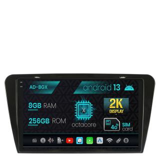 Navigatie Skoda Octavia 3 (2013-2018), Android 13, X-Octacore   8GB RAM + 256GB ROM, 10.36 Inch - AD-BGX10008+AD-BGRKIT026