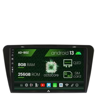 Navigatie Skoda Octavia 3 (2013-2018), Android 13, Z-Octacore   8GB RAM + 256GB ROM, 10.1 Inch - AD-BGZ10008+AD-BGRKIT026